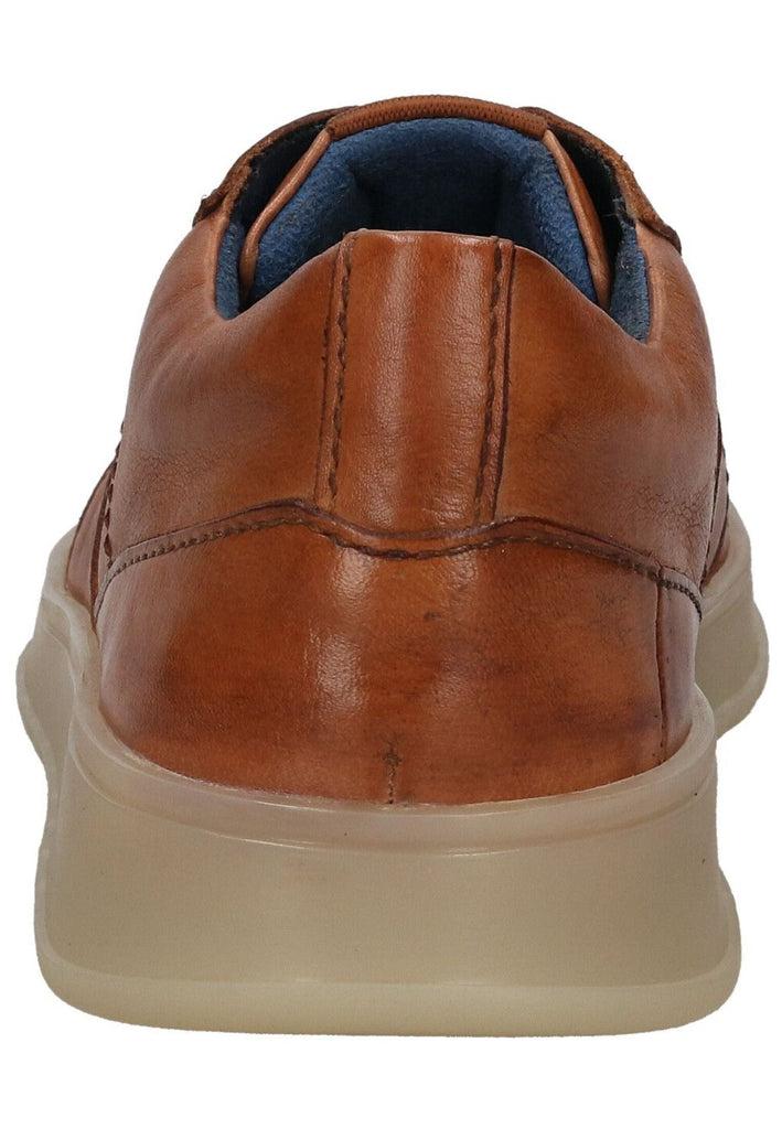 Bugatti Halbschuhe Nappaleder Cognac