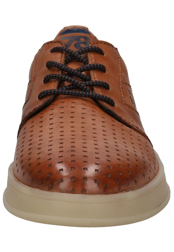 Bugatti Halbschuhe Nappaleder Cognac
