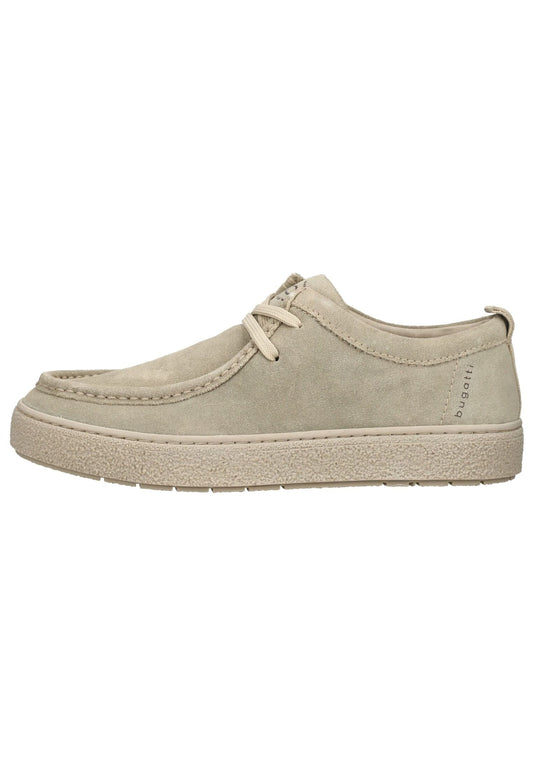Bugatti Halbschuhe Veloursleder Beige