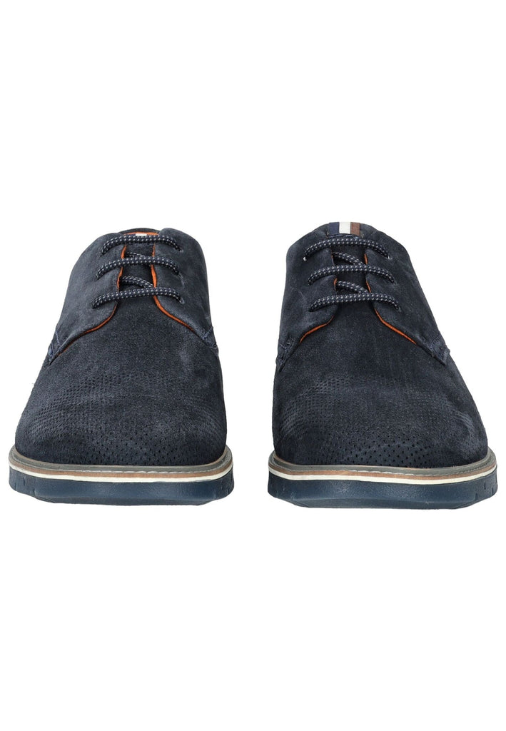 Bugatti Halbschuhe Veloursleder Dunkelblau