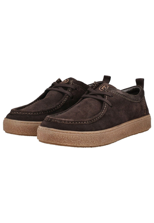 Bugatti Halbschuhe Veloursleder Dunkelbraun