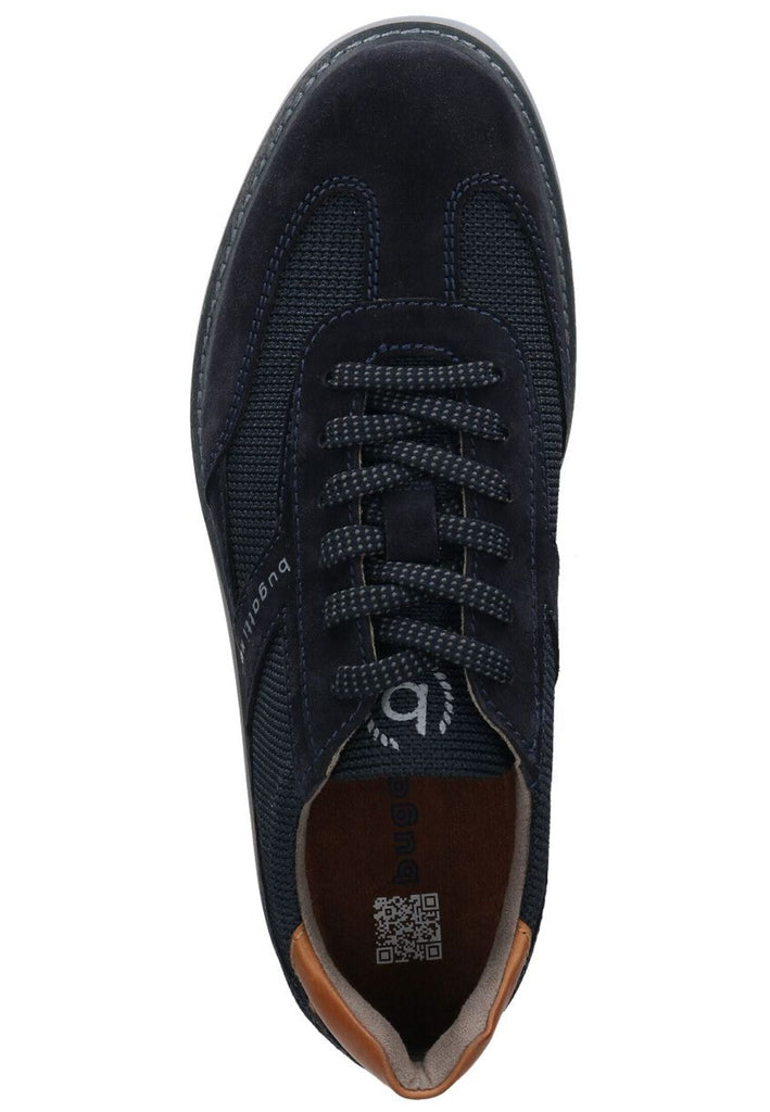 Bugatti Halbschuhe Veloursleder/Textil Dunkelblau