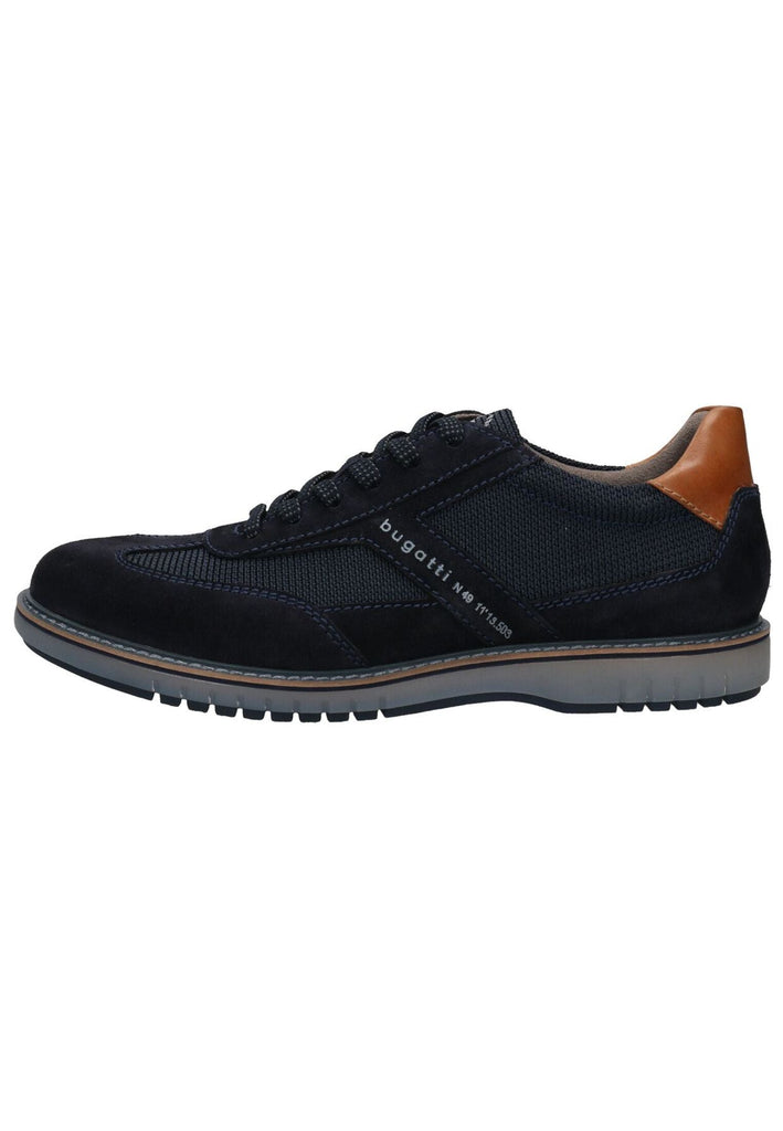 Bugatti Halbschuhe Veloursleder/Textil Dunkelblau