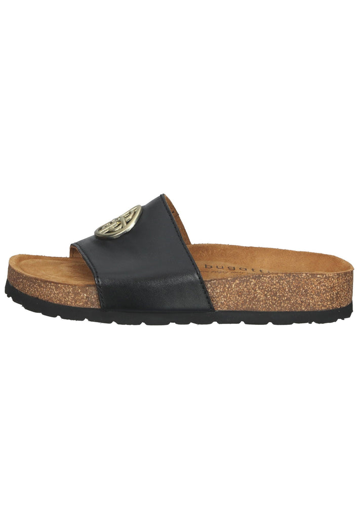 Pantoletten Bugatti Pantoletten Leder Schwarz