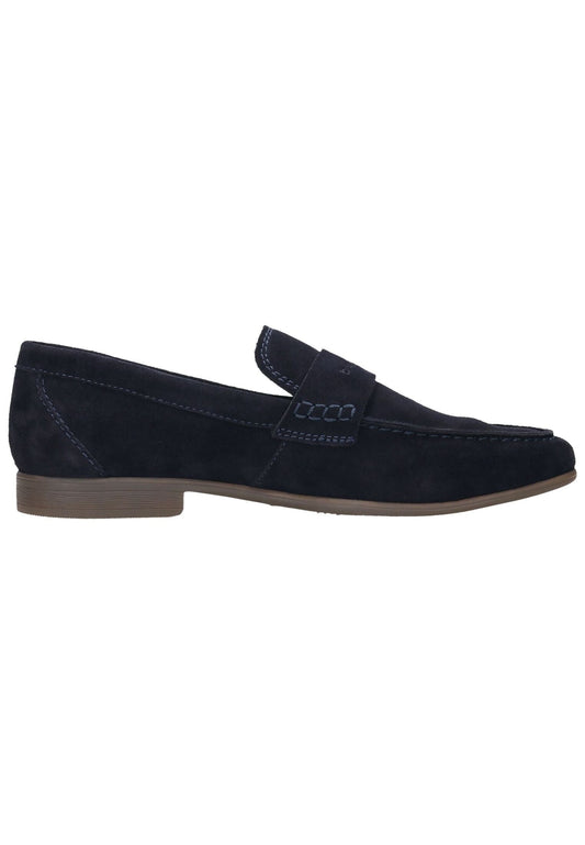 Bugatti Slipper Leder Dunkelblau