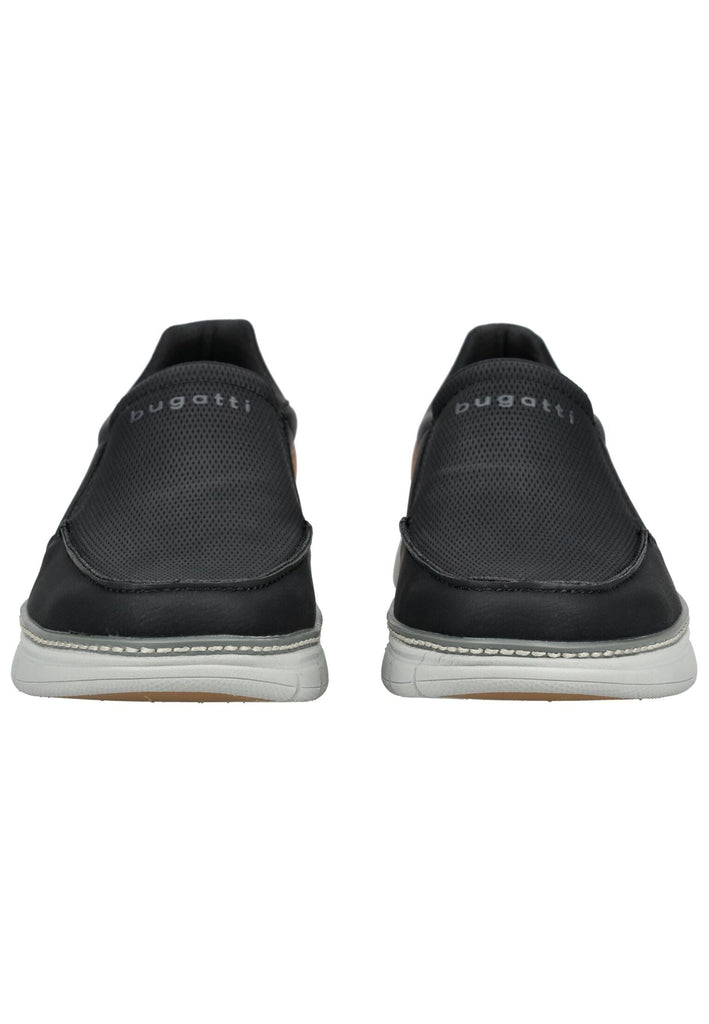 Bugatti Slipper Lederimitat Schwarz