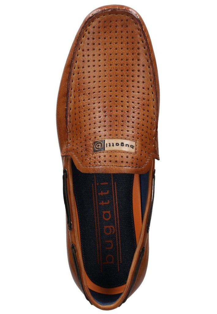 Bugatti Slipper Nappaleder Cognac