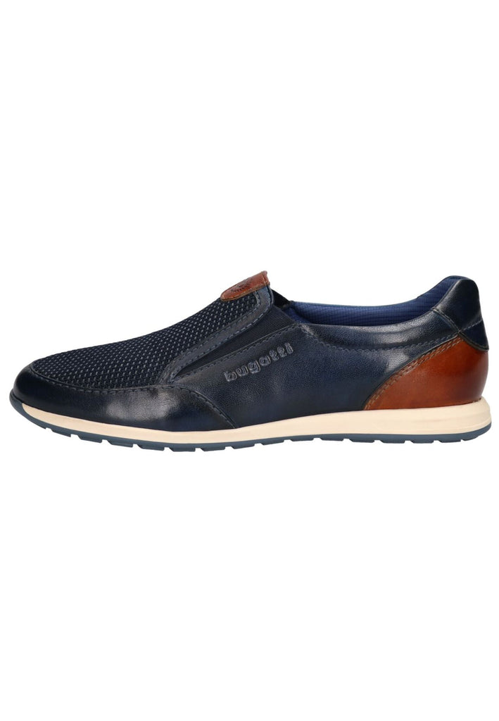Bugatti Slipper Nappaleder Dunkelblau