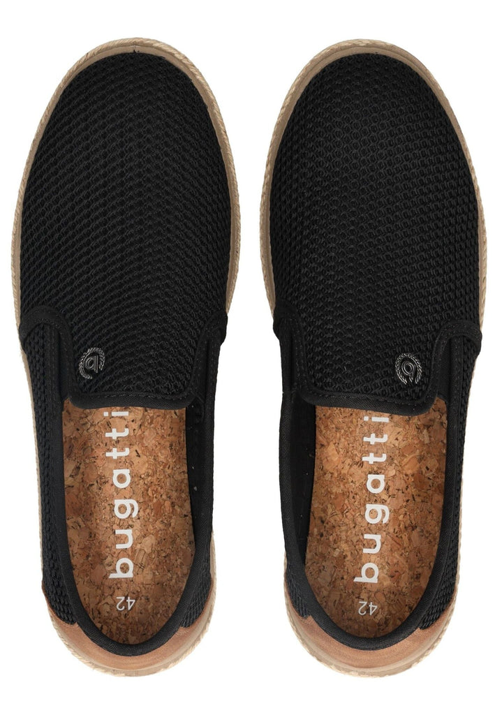 Bugatti Slipper Textil Schwarz
