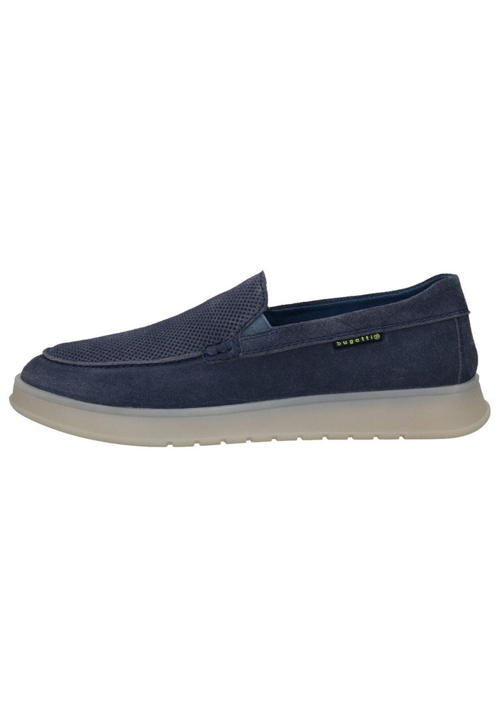 Bugatti Slipper Veloursleder Blau