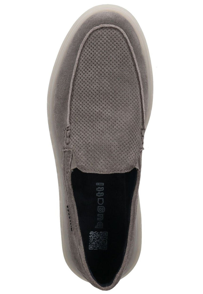 Bugatti Slipper Veloursleder Grau