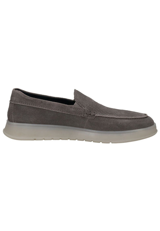 Bugatti Slipper Veloursleder Grau
