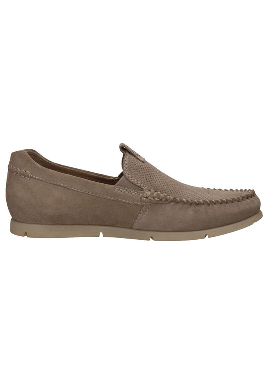 Bugatti Slipper Veloursleder Taupe