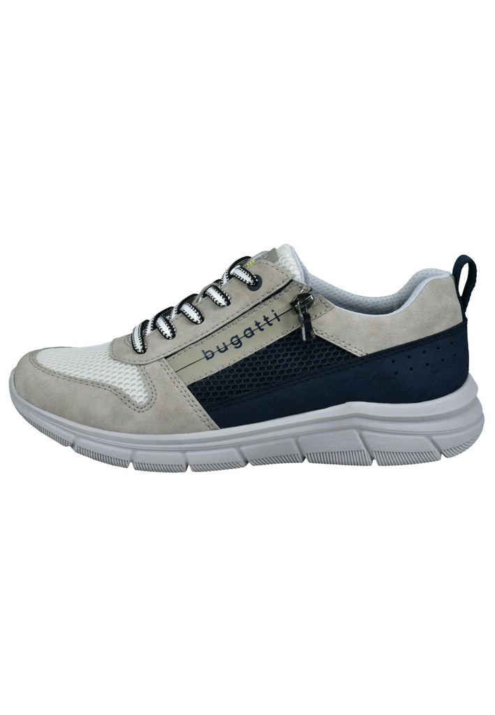 Sneaker Bugatti Sneaker Leder/Textil Grau/Blau