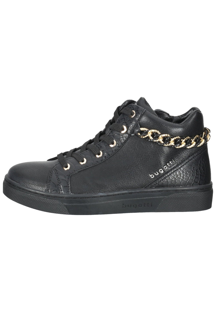 Sneaker Bugatti Sneaker Lederimitat Schwarz