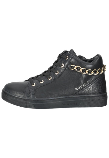 Sneaker Bugatti Sneaker Lederimitat Schwarz