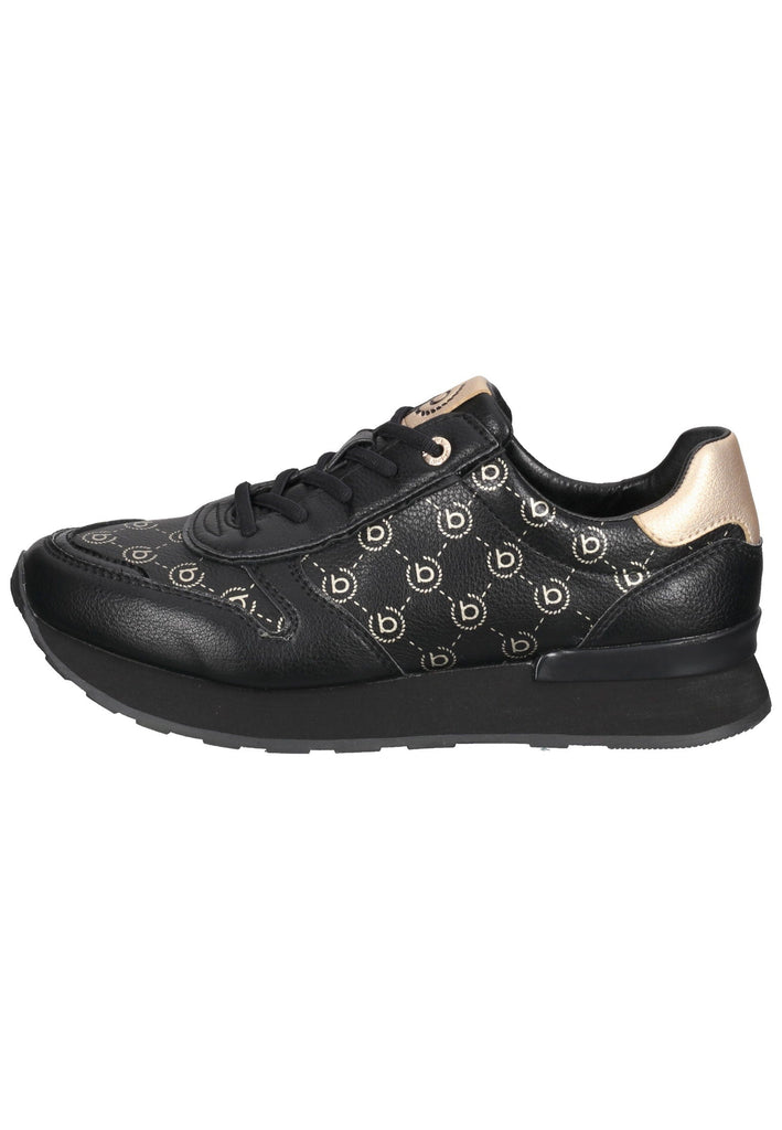 Sneaker Bugatti Sneaker Lederimitat Schwarz/Gold