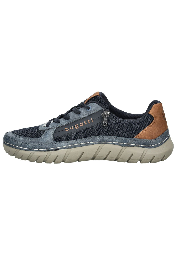 Sneaker Bugatti Sneaker Lederimitat/Textil Dunkelblau