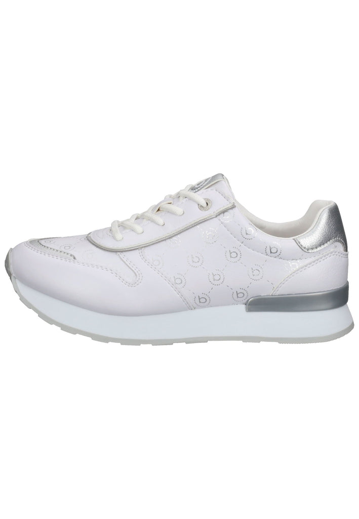 Sneaker Bugatti Sneaker Lederimitat Weiß/Silber