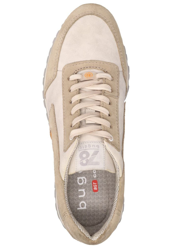 Bugatti Sneaker Leder Beige/Weiß