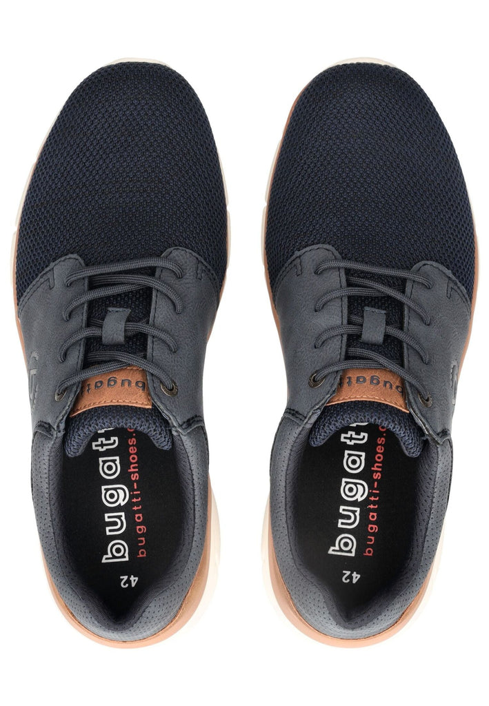 Bugatti Sneaker Leder/Textil Dunkelblau