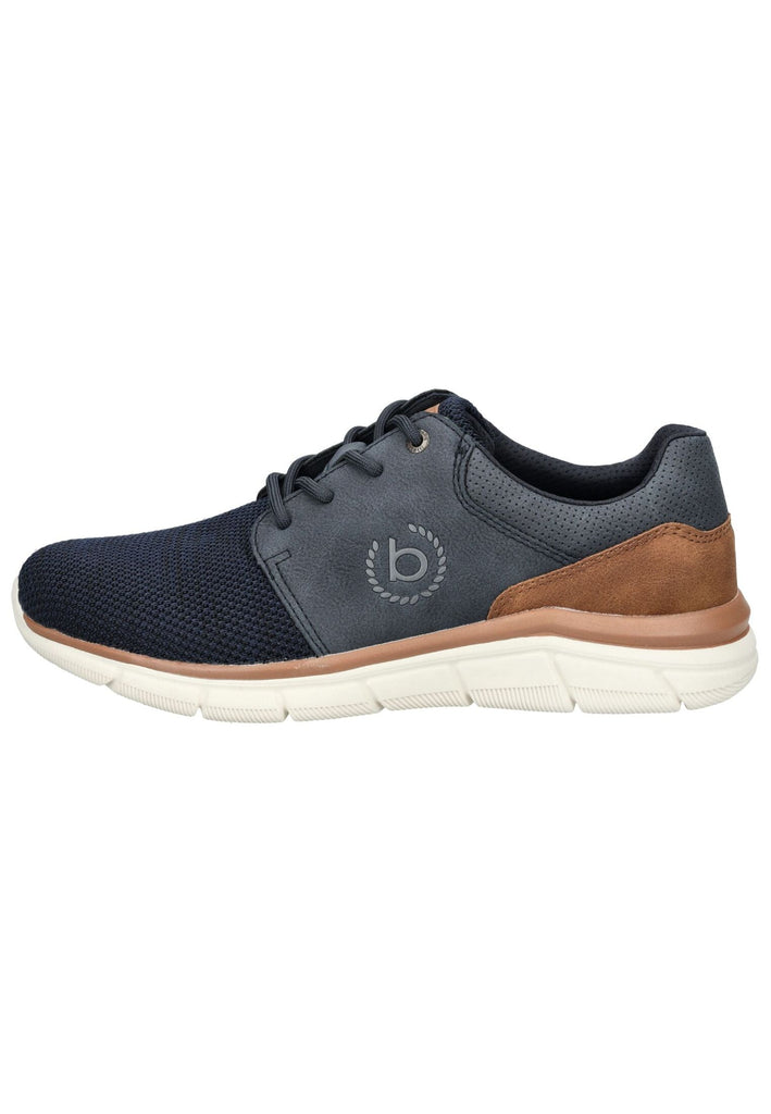 Bugatti Sneaker Leder/Textil Dunkelblau