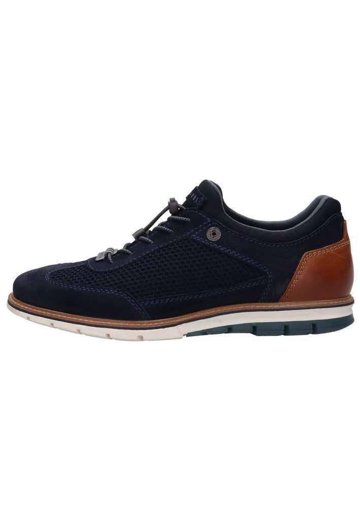 Bugatti Sneaker Leder/Textil Dunkelblau