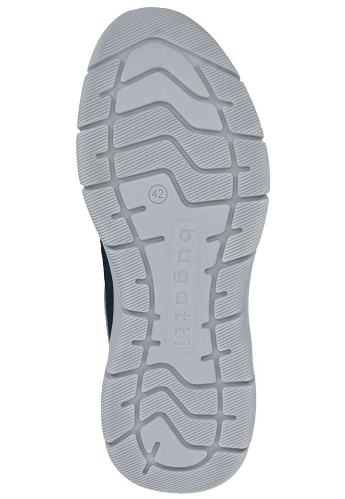 Bugatti Sneaker Leder/Textil Grau/Blau