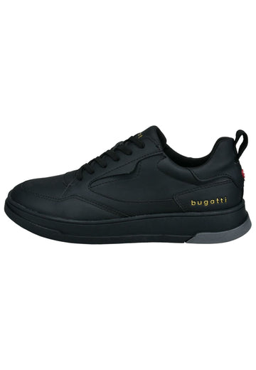 Bugatti Sneaker Lederimitat Schwarz