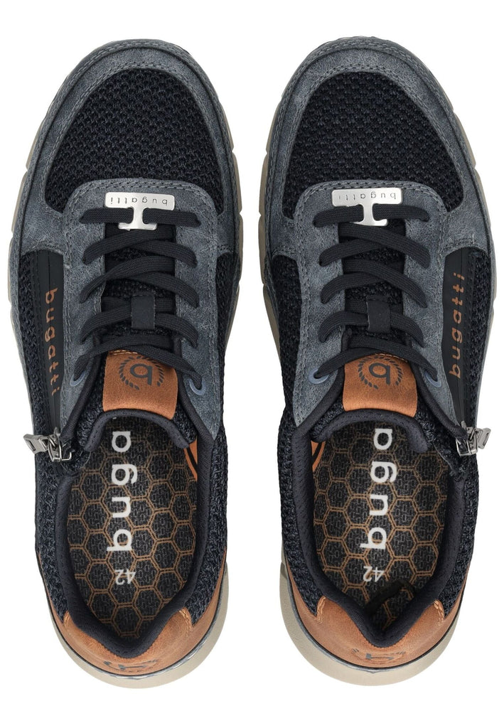 Bugatti Sneaker Lederimitat/Textil Dunkelblau