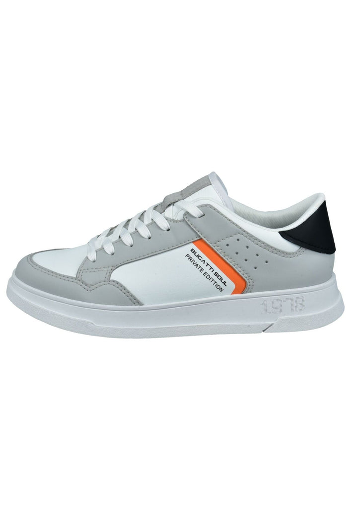 Bugatti Sneaker Nappaleder Grau/Weiß