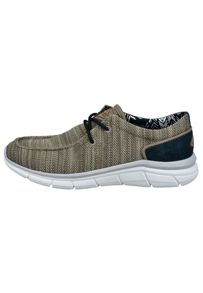 Bugatti Sneaker Textil Beige/Schwarz