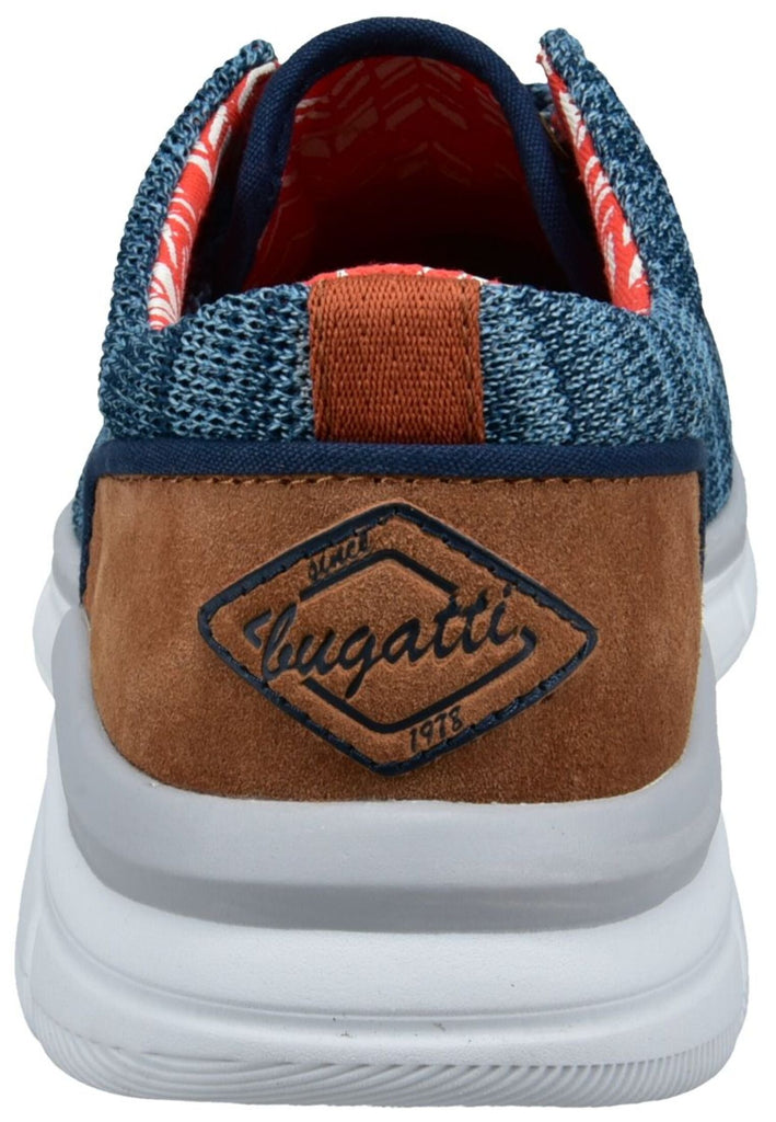 Bugatti Sneaker Textil Blau/Braun