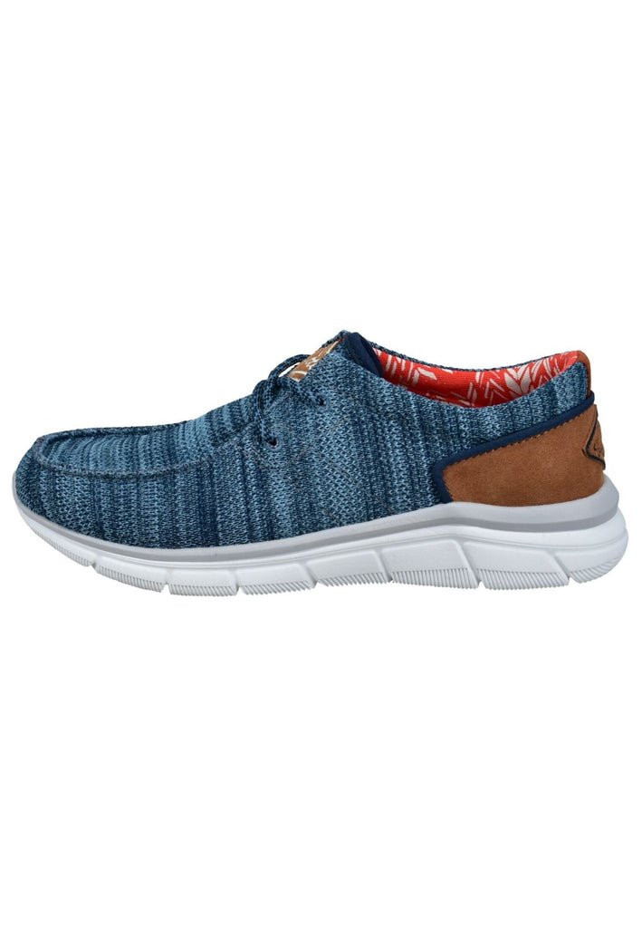 Bugatti Sneaker Textil Blau/Braun