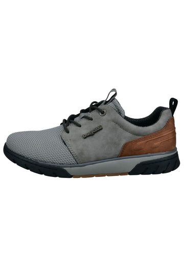 Bugatti Sneaker Textil Grau/Braun