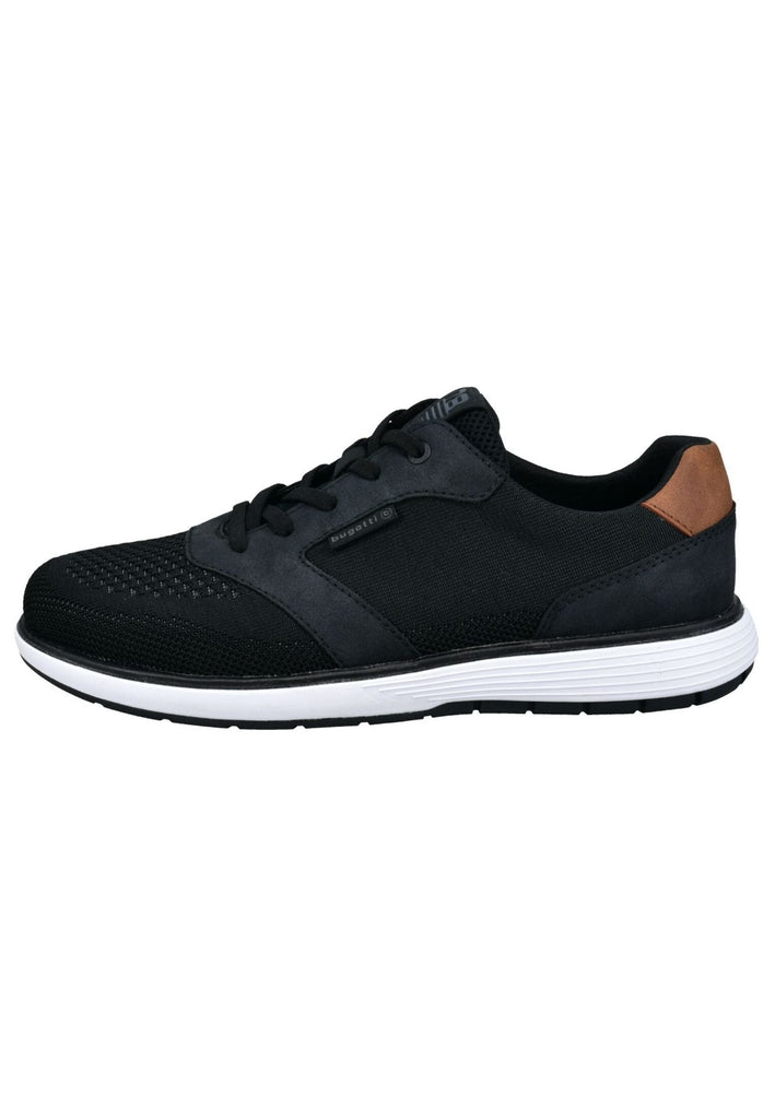 Bugatti Sneaker Textil Schwarz/Braun