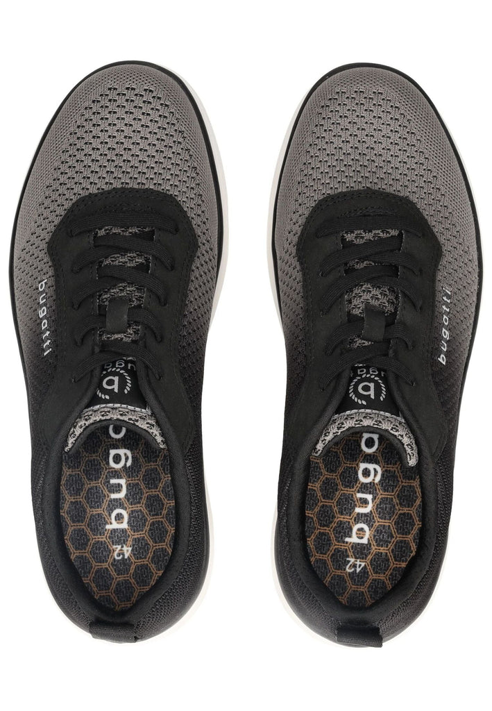 Bugatti Sneaker Textil Schwarz/Grau