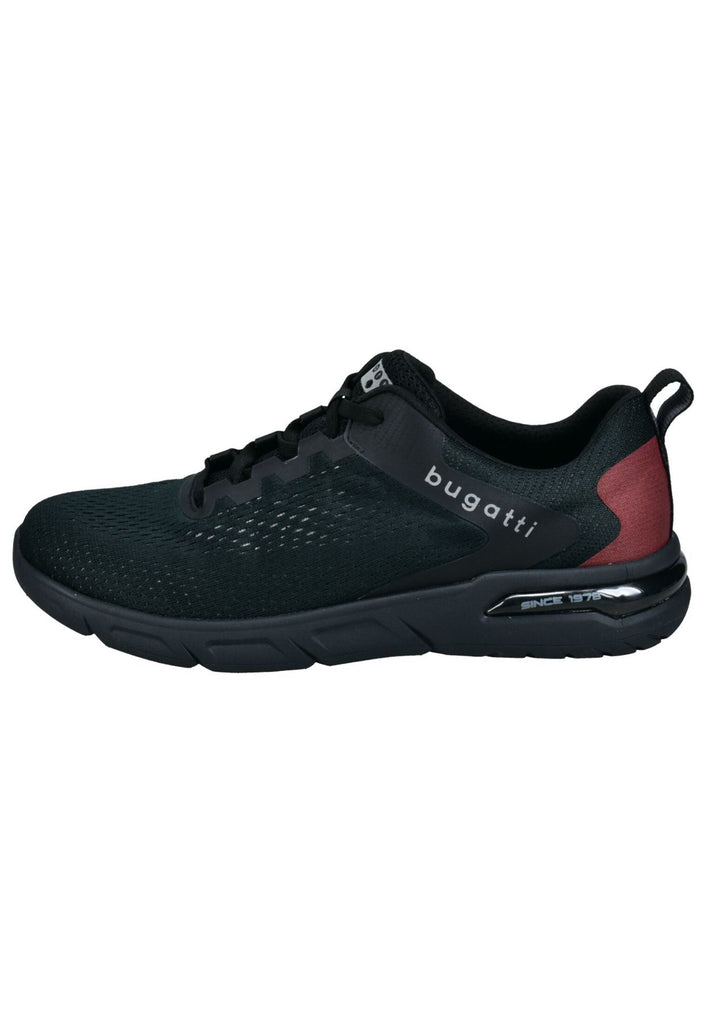 Bugatti Sneaker Textil Schwarz/Rot