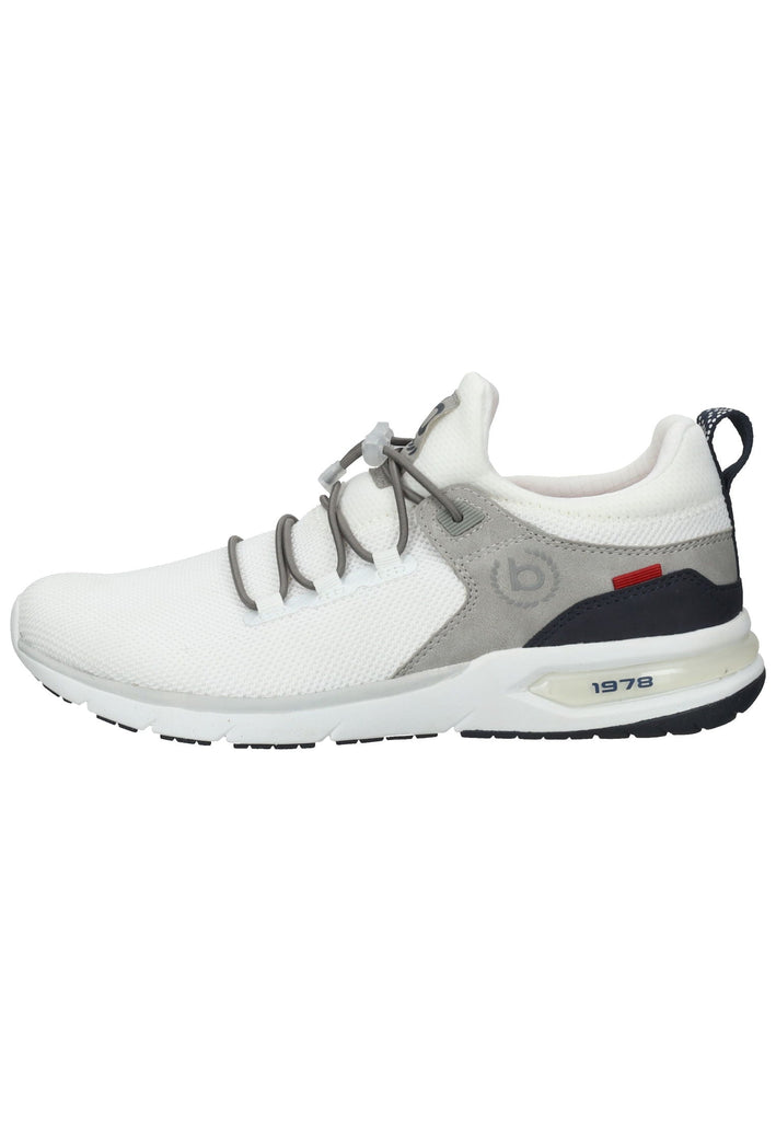 Bugatti Sneaker Textil Weiß/Grau