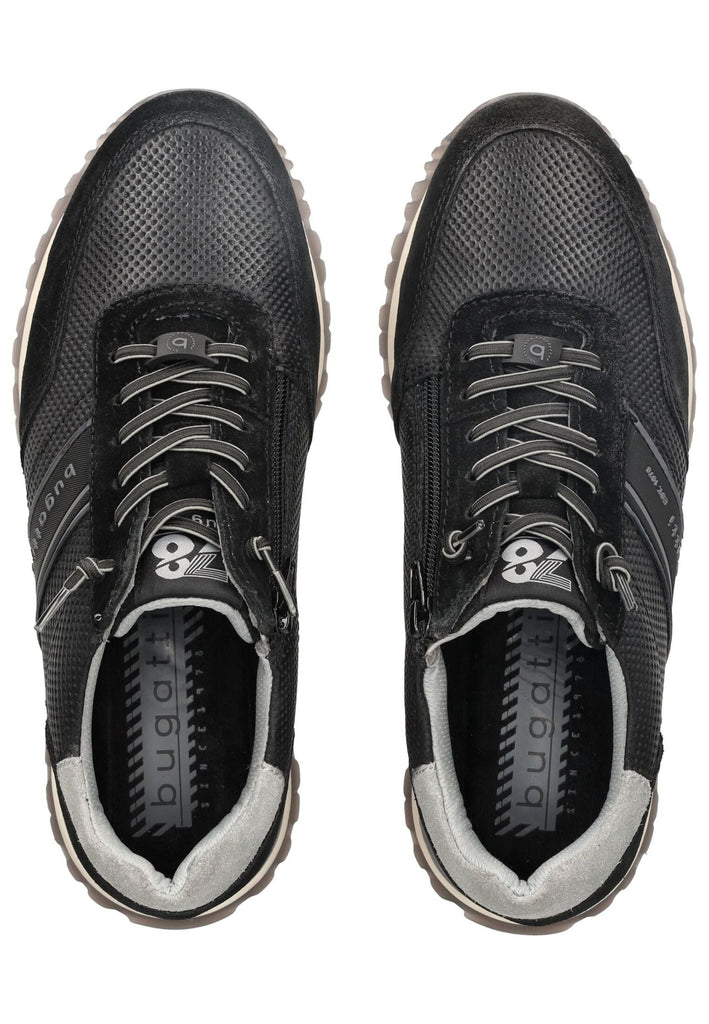 Bugatti Sneaker Veloursleder Schwarz