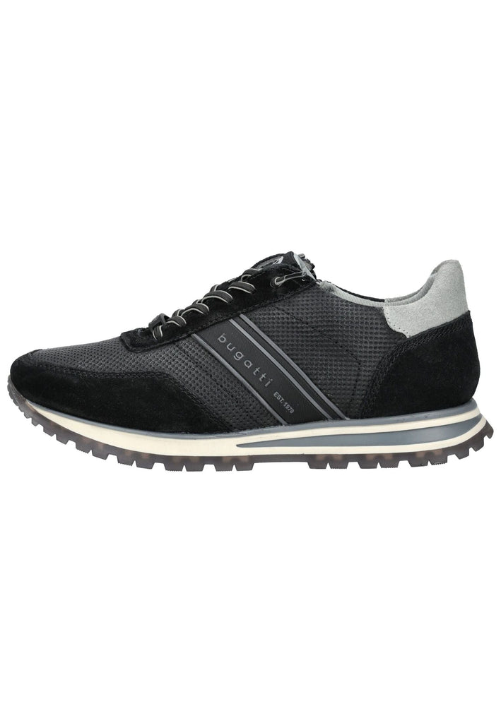 Bugatti Sneaker Veloursleder Schwarz