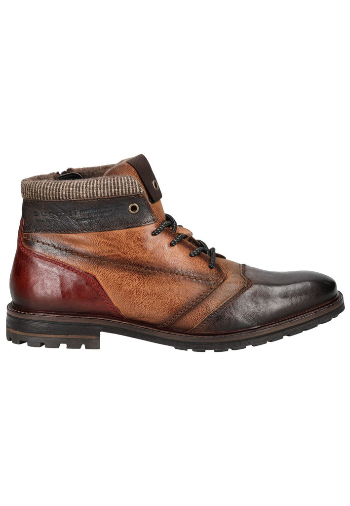 Bugatti Stiefelette Leder Braun