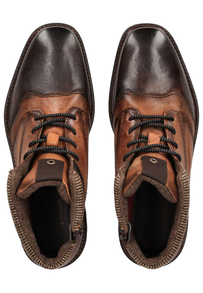 Bugatti Stiefelette Leder Braun