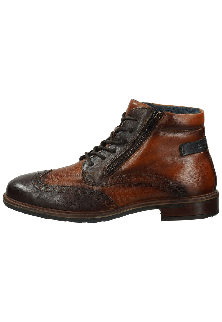 Bugatti Stiefelette Leder Braun