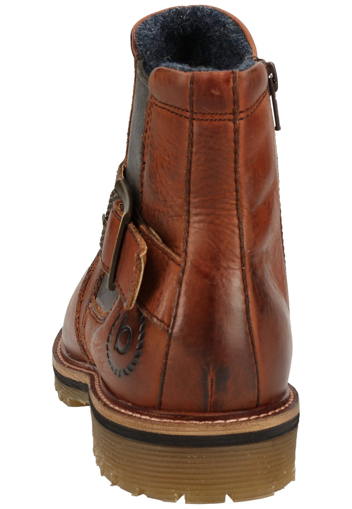 Bugatti Stiefelette Leder Braun Warmfutter