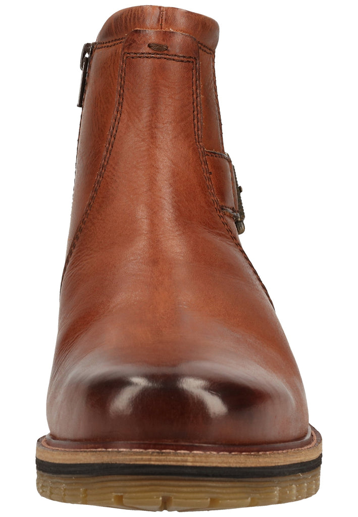 Bugatti Stiefelette Leder Braun Warmfutter