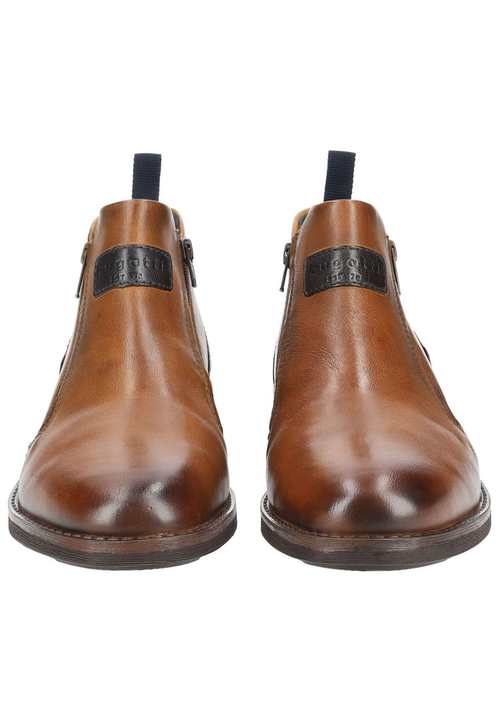 Bugatti Stiefelette Leder Cognac
