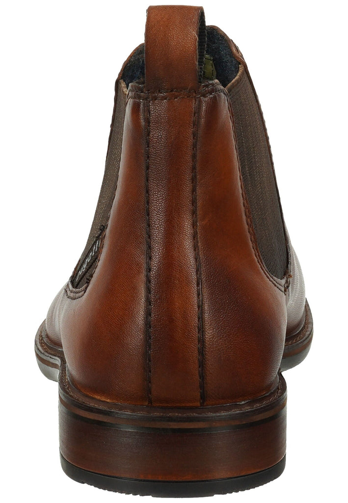 Bugatti Stiefelette Leder Cognac