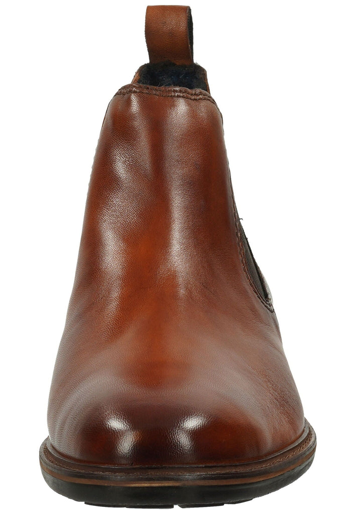 Bugatti Stiefelette Leder Cognac