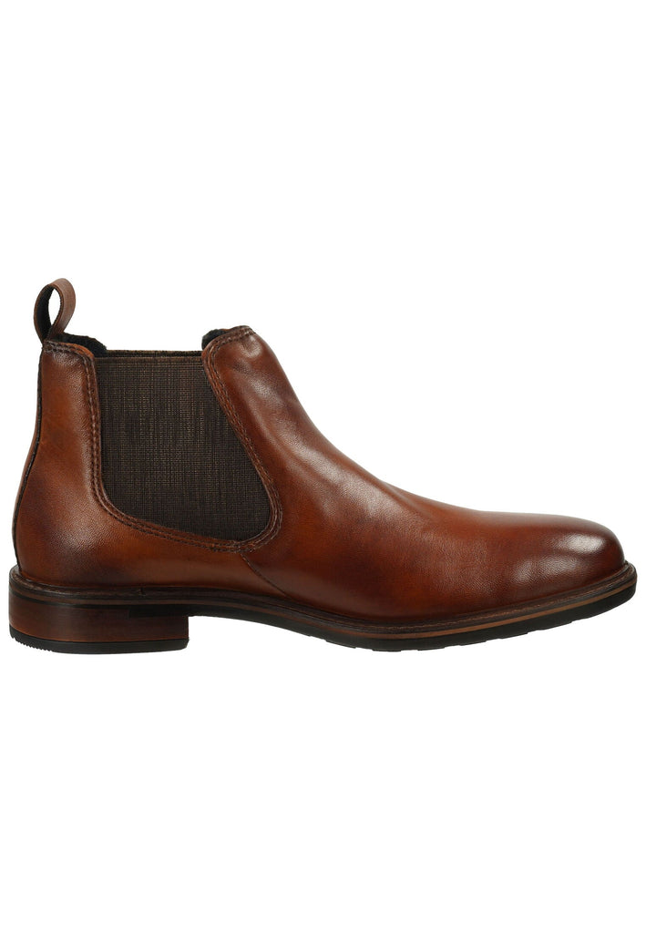 Bugatti Stiefelette Leder Cognac